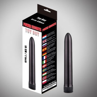 Toy boy black 18 cm basic vibrating POWER ESCORTS