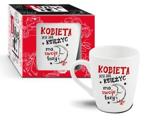 I LIKE IT - kubek baryłka 300ml-Kobieta jest jak księżyc ma swoje fazy House of Mugs