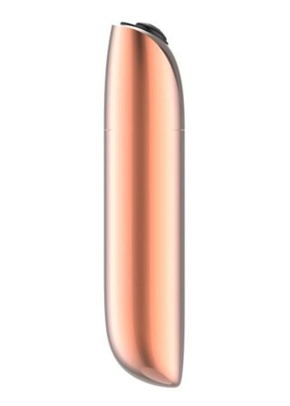 Stymulator-Rechargeable Powerful Bullet Vibrator USB 20 Functions - Gold Boys of Toys Sp. z o.o.