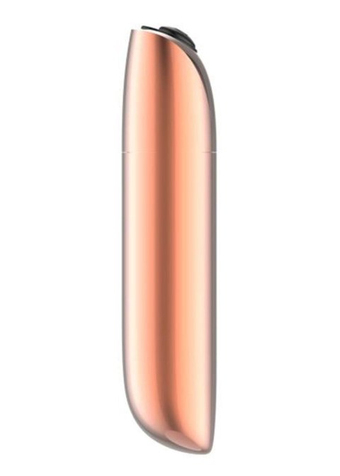 Stymulator-Rechargeable Powerful Bullet Vibrator USB 20 Functions - Gold Boys of Toys Sp. z o.o.