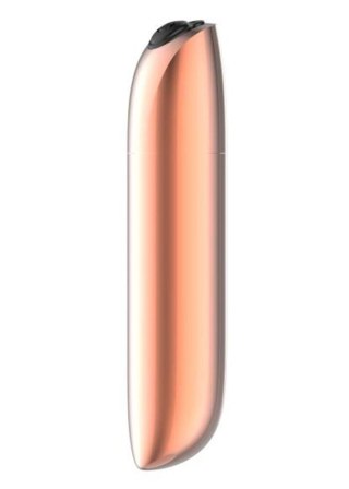 Stymulator-Rechargeable Powerful Bullet Vibrator USB 20 Functions - Gold Boys of Toys Sp. z o.o.