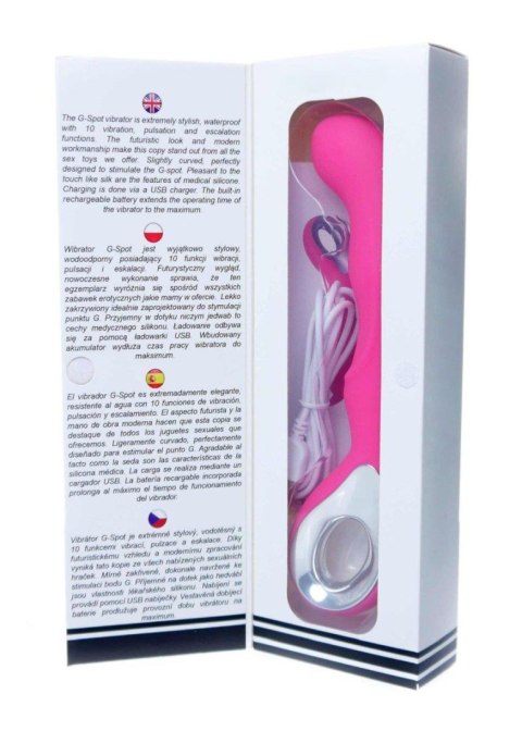 Vibrator G-spot 10 functions USB Pink Boys of Toys Sp. z o.o.