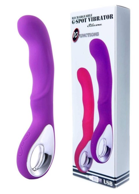 Vibrator G-spot 10 functions USB Purple Boys of Toys Sp. z o.o.