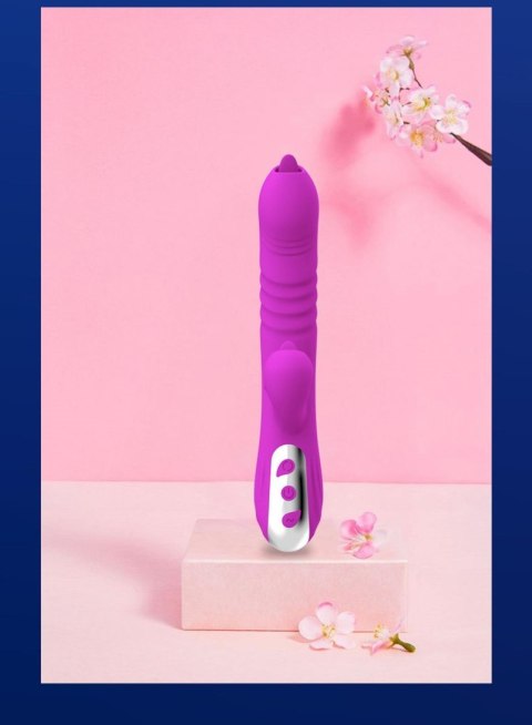 Wibrator-Fairy USB 3 functions of thrusting / 20 vibrations -Purple Boys of Toys Sp. z o.o.