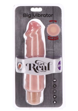 Dual Density Big Vibrator 9in. Light skin tone SCALA