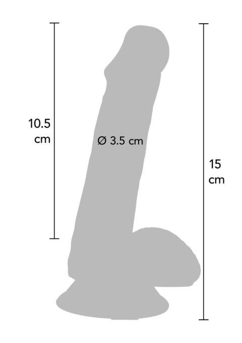 Happy Dicks Dildo 6 inch Balls Pink SCALA
