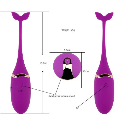 Vibratong egg (pink) USB Boys of Toys Sp. z o.o.