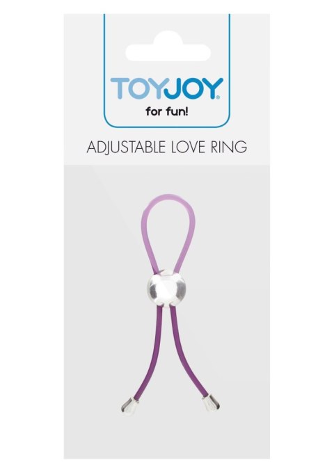 Adjustable Love Ring Purple SCALA