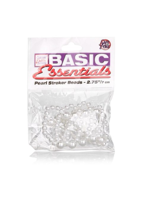 Pearl Stroker Beads Large Transparent SCALA