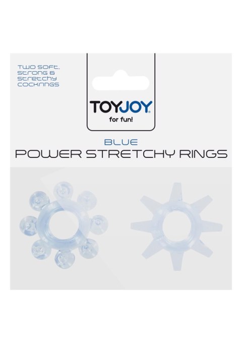 Power Stretchy Rings 2pcs Blue SCALA