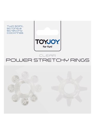 Power Stretchy Rings 2pcs Transparent SCALA