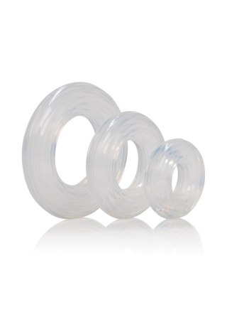 Premium Silicone Ring Set Transparent SCALA