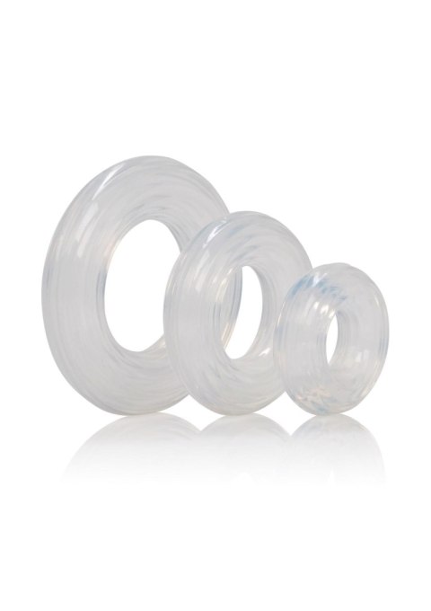 Premium Silicone Ring Set Transparent SCALA