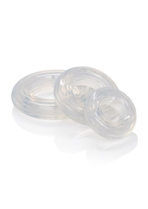 Premium Silicone Ring Set Transparent SCALA