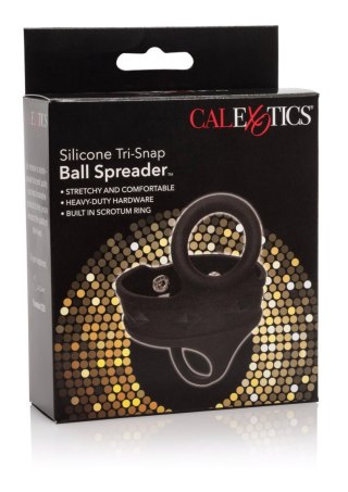Silicone 3-Snap Ball Spreader Black SCALA