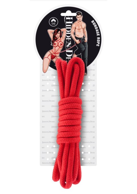 Bondage Rope 3M Red SCALA
