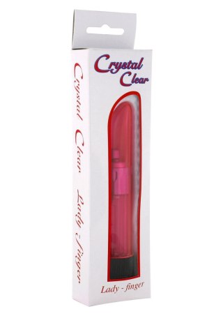 Crystal Ladyfinger Vibrator Pink SCALA