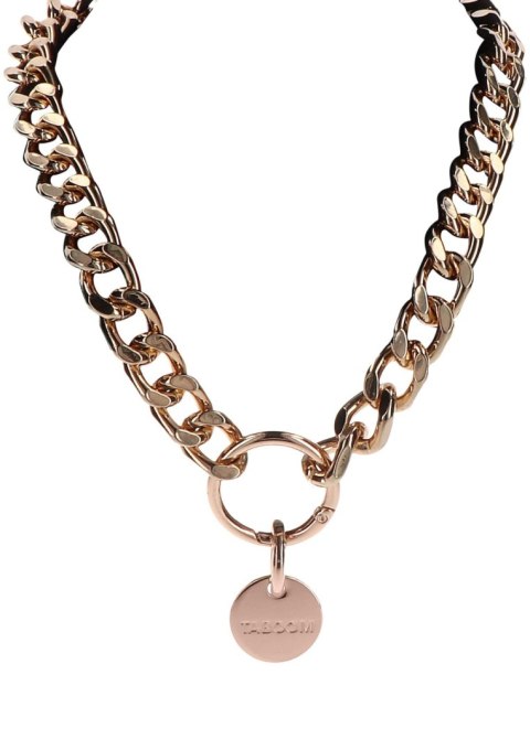 Statement Collar and leash Rose Gold SCALA