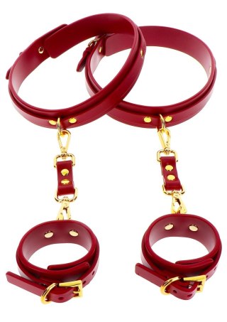 Wrist To Thigh Cuff Set Red SCALA