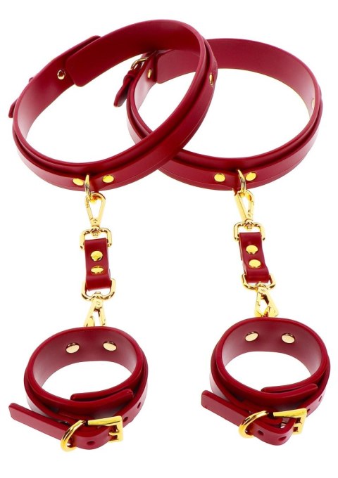 Wrist To Thigh Cuff Set Red SCALA