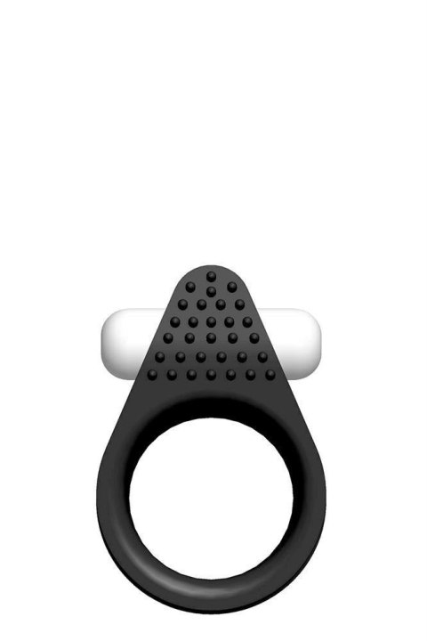 ALL TIME FAVORITES SILICONE STIMU-RING BLACK TONGA