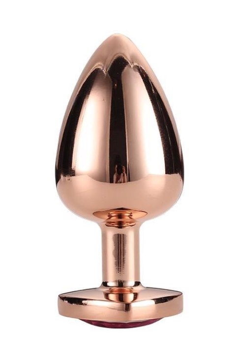 GLEAMING LOVE ROSE GOLD PLUG LARGE TONGA