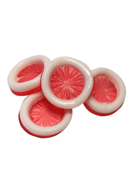 Gummy Condoms Candy White SCALA