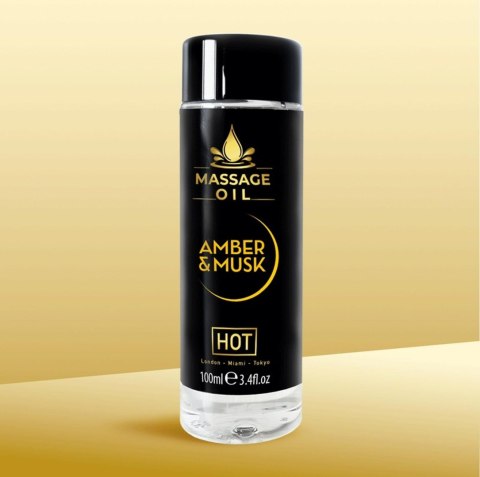 HOT Massage Oil amber & musk 100 ml HOT Productions & Vertriebs GmbH