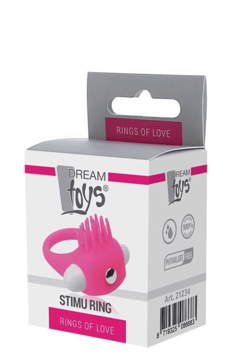 RINGS OF LOVE SILICONE STIMU RING PINK TONGA