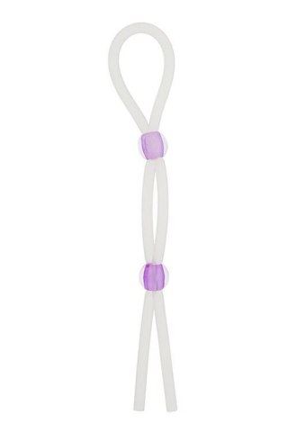 SILICONE LASSO COCK RING DUAL BEADS TONGA
