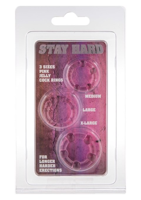 Stay Hard - Three Rings Pink SCALA