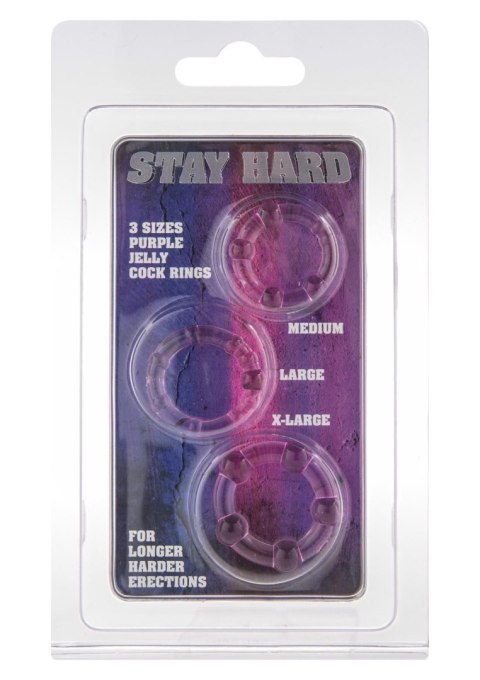 Stay Hard - Three Rings Purple SCALA