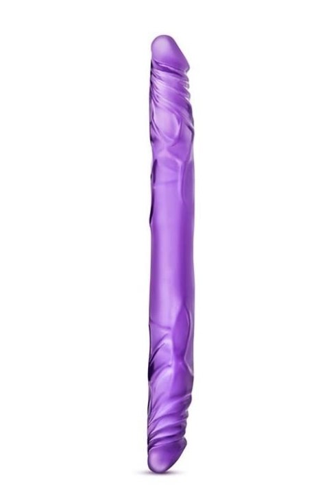 B YOURS 14INCH DOUBLE DILDO PURPLE TONGA