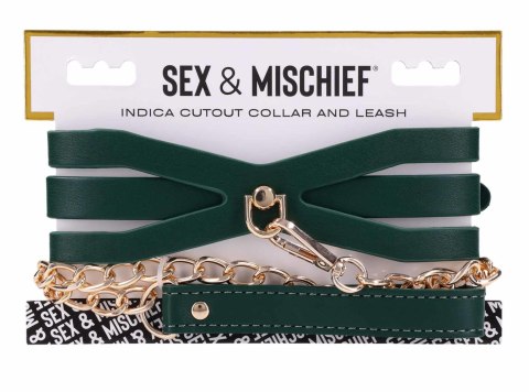 Cutout Collar And Leash TONGA