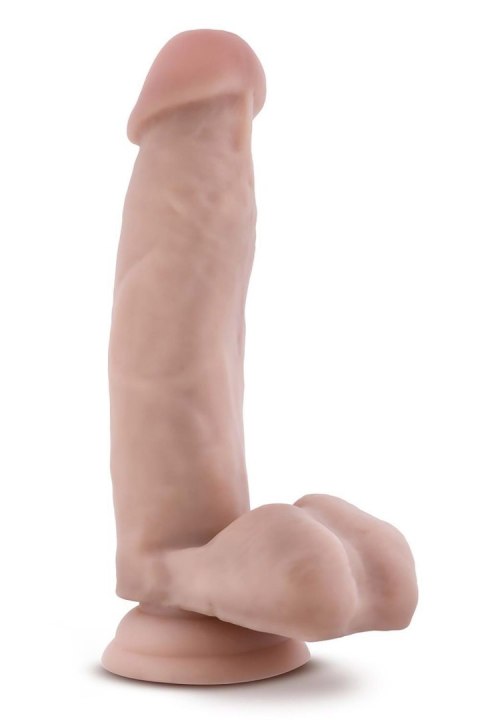DR. SKIN DR. MARK 7 INCH DILDO WITH BALLS BEIGE TONGA
