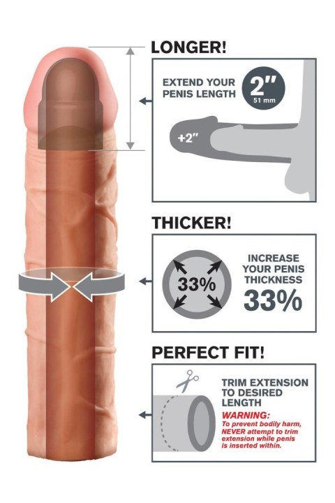 FANTASY X-TENSIONS PERFECT 2 INCH EXTENSION LIGHT TONGA