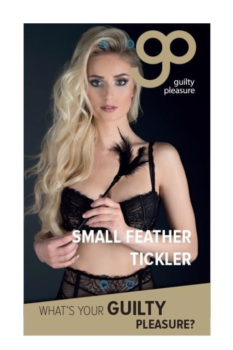 GP SMALL FEATHER TICKLER BLACK TONGA