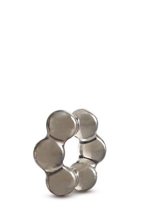 STAY HARD THICK BEAD COCK RING BLACK TONGA