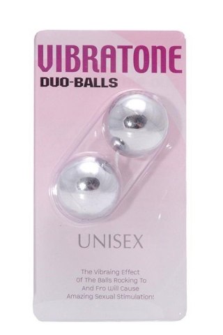 VIBRATONE DUO BALLS SILVER BLISTERCARD TONGA