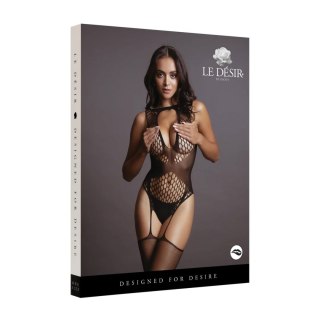 Contrast Suspender Bodystocking - One Size SHOTS