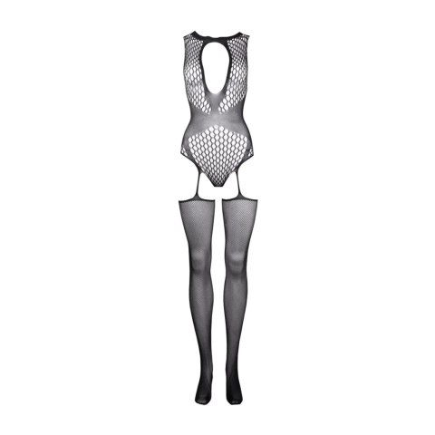 Contrast Suspender Bodystocking - One Size SHOTS