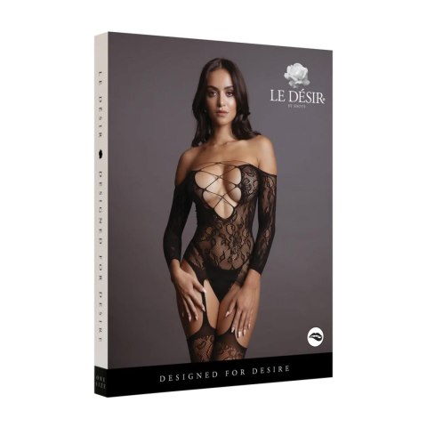 Criss Cross Neck Bodystocking - One Size SHOTS