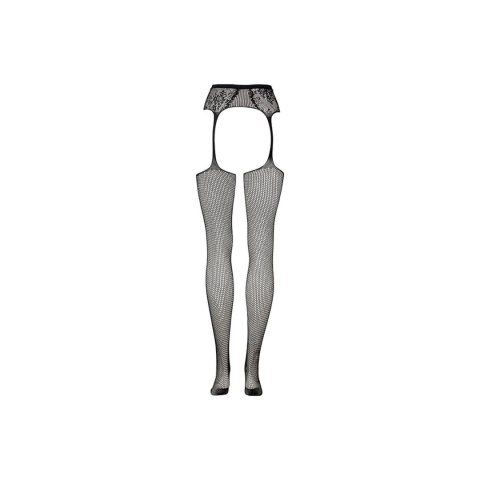 Fishnet and Lace Garterbelt Stockings - Plus Size SHOTS