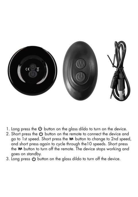 Pluggy - With Suction Cup and Remote - 10 Speed - Black SHOTS