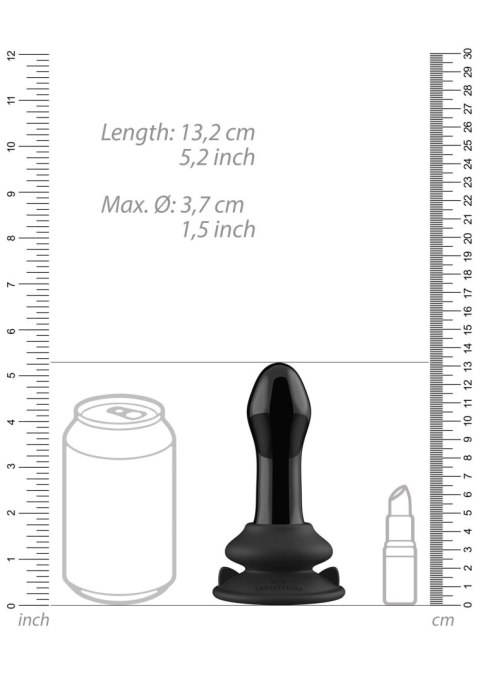 Pluggy - With Suction Cup and Remote - 10 Speed - Black SHOTS
