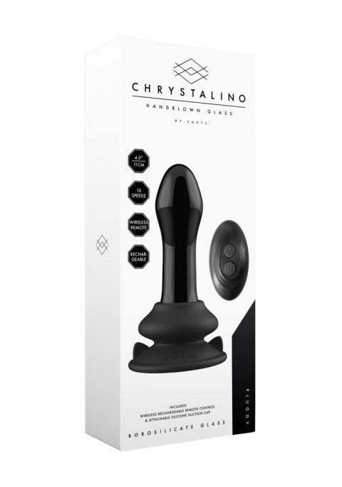 Pluggy - With Suction Cup and Remote - 10 Speed - Black SHOTS