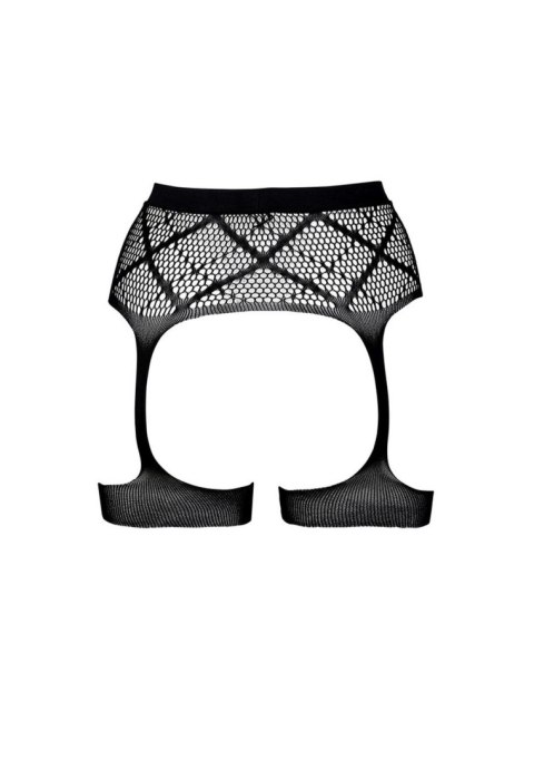 Striped, Fishnet Garterbelt - One Size SHOTS