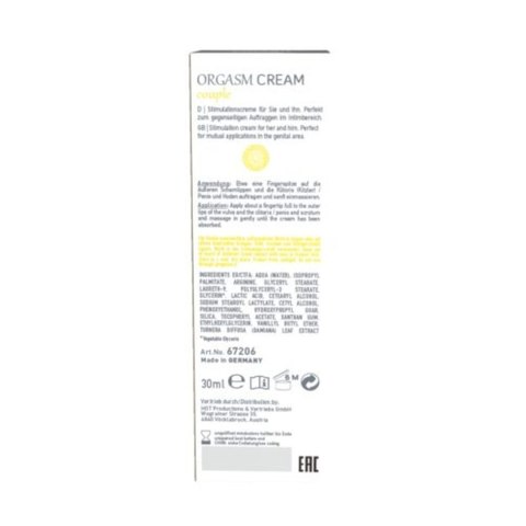 Zel/sprej-Shiatsu Orgasm Cream Couple 30ml. HOT Productions & Vertriebs GmbH