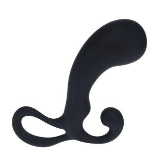 Bulb with Loop Silicone Prostate Massager - L - Black SHOTS