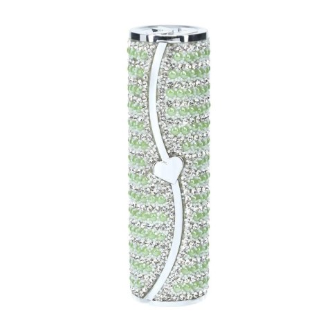 Candy - Lipstick Vibrator with 4 Attachments - Green SHOTS
